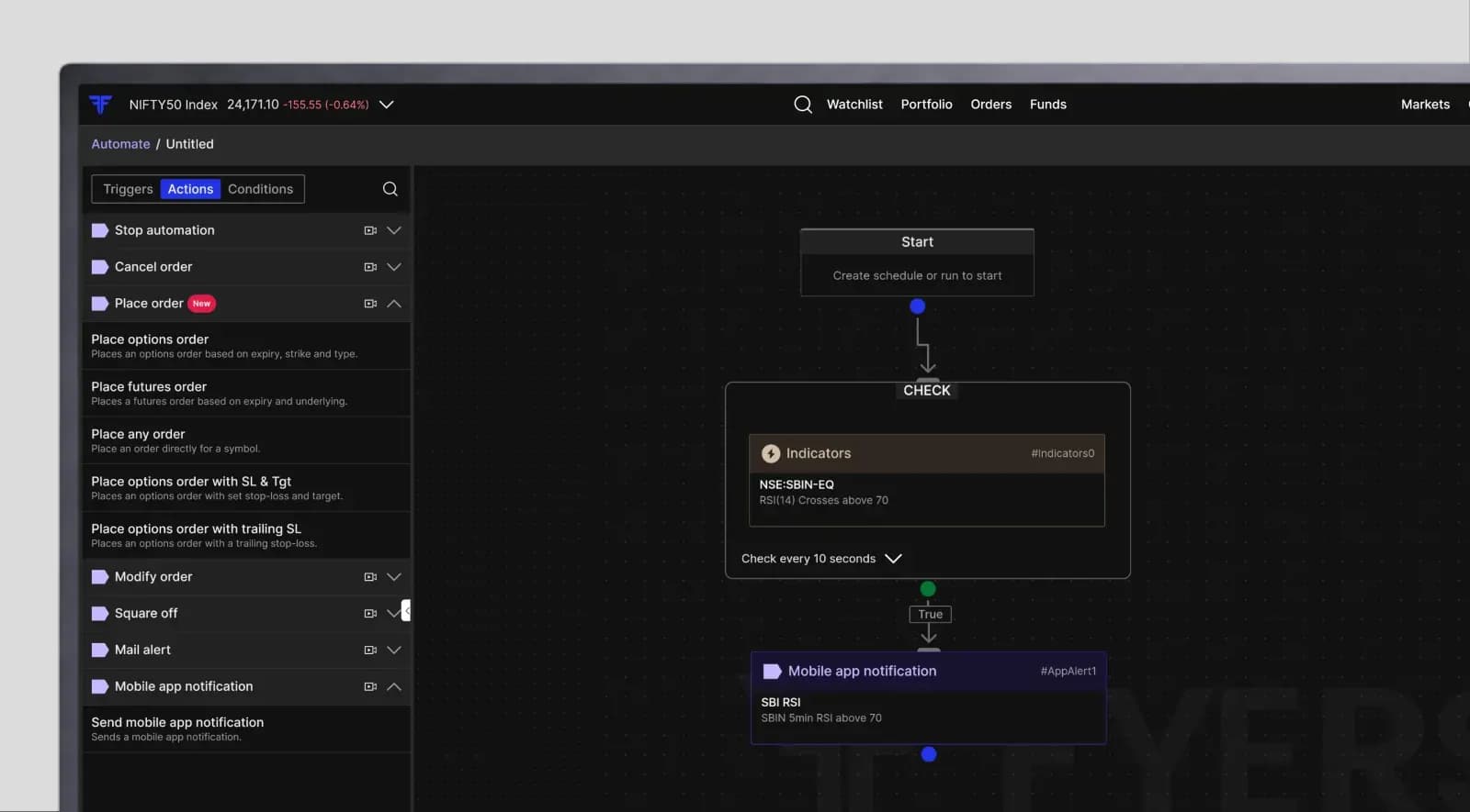 Create alerts with Automate
